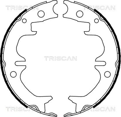 Triscan 8100 13038 - Kit ganasce, Freno stazionamento autozon.pro