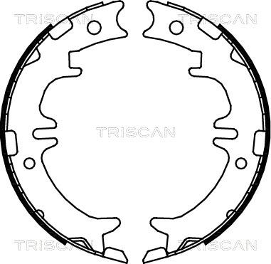 Triscan 8100 13033 - Kit ganasce, Freno stazionamento autozon.pro