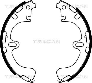 Triscan 8100 13032 - Kit ganasce freno autozon.pro