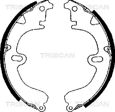 Triscan 8100 13392 - Kit ganasce freno autozon.pro