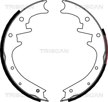 Triscan 8100 80018 - Kit ganasce freno autozon.pro