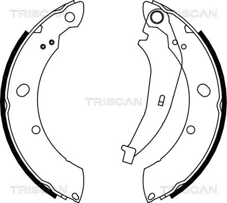 Triscan 8100 80013 - Kit ganasce freno autozon.pro