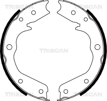 Triscan 8100 24002 - Kit ganasce, Freno stazionamento autozon.pro