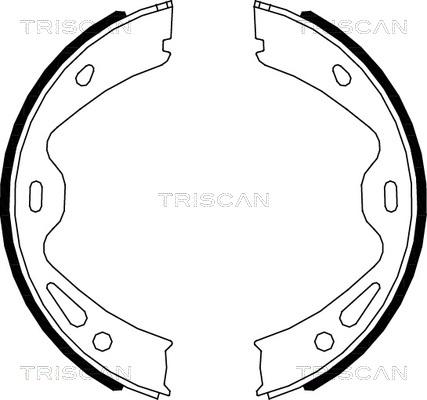 Triscan 8100 20005 - Kit ganasce, Freno stazionamento autozon.pro