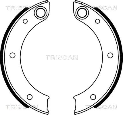 Triscan 8100 20003 - Kit ganasce, Freno stazionamento autozon.pro