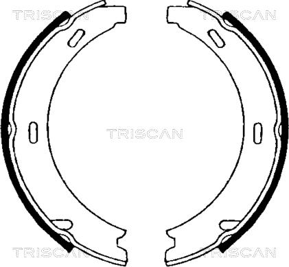 Triscan 8100 23552 - Kit ganasce, Freno stazionamento autozon.pro