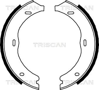 Triscan 8100 23030 - Kit ganasce freno autozon.pro