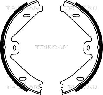 Triscan 8100 23033 - Kit ganasce freno autozon.pro