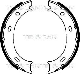 Triscan 8100 23024 - Kit ganasce, Freno stazionamento autozon.pro