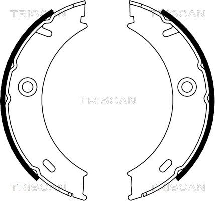 Triscan 8100 23025 - Kit ganasce, Freno stazionamento autozon.pro