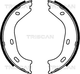 Triscan 8100 23217 - Kit ganasce, Freno stazionamento autozon.pro