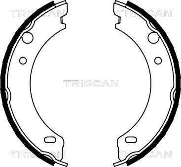 Triscan 8100 27538 - Kit ganasce, Freno stazionamento autozon.pro