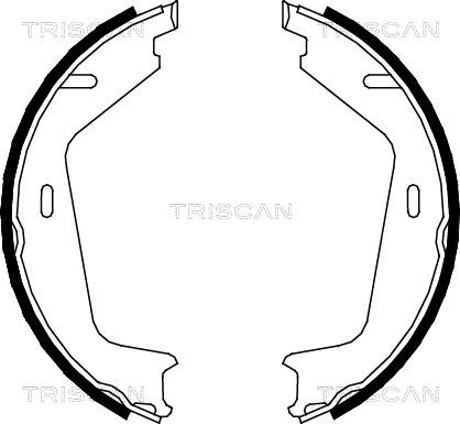 Triscan 8100 27578 - Kit ganasce, Freno stazionamento autozon.pro