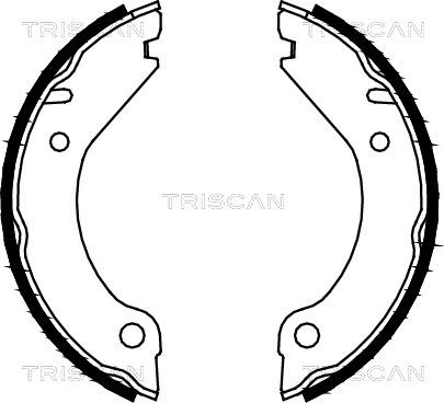 Triscan 8100 27277 - Kit ganasce, Freno stazionamento autozon.pro