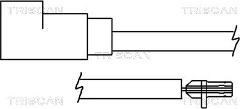 Triscan 8115 16001 - Contatto segnalazione, Usura past. freno / mat. d'attrito autozon.pro