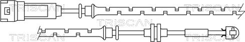 Triscan 8115 10008 - Contatto segnalazione, Usura past. freno / mat. d'attrito autozon.pro