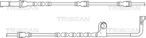 Triscan 8115 11040 - Contatto segnalazione, Usura past. freno / mat. d'attrito autozon.pro