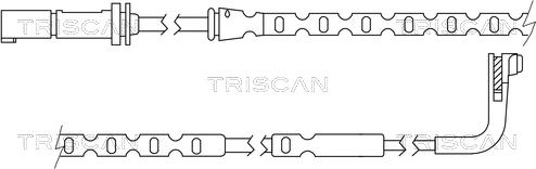 Triscan 8115 11041 - Contatto segnalazione, Usura past. freno / mat. d'attrito autozon.pro