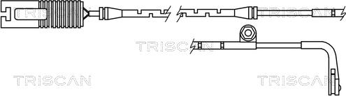 Triscan 8115 11015 - Contatto segnalazione, Usura past. freno / mat. d'attrito autozon.pro