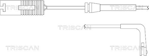 Triscan 8115 11016 - Contatto segnalazione, Usura past. freno / mat. d'attrito autozon.pro