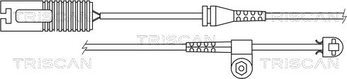 Triscan 8115 11013 - Contatto segnalazione, Usura past. freno / mat. d'attrito autozon.pro