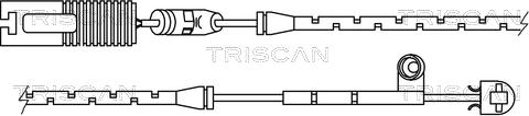 Triscan 8115 11017 - Contatto segnalazione, Usura past. freno / mat. d'attrito autozon.pro