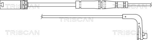 Triscan 8115 11034 - Contatto segnalazione, Usura past. freno / mat. d'attrito autozon.pro