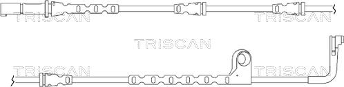 Triscan 8115 11038 - Contatto segnalazione, Usura past. freno / mat. d'attrito autozon.pro