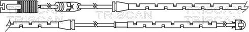 Triscan 8115 11020 - Contatto segnalazione, Usura past. freno / mat. d'attrito autozon.pro