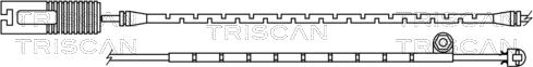 Triscan 8115 11021 - Contatto segnalazione, Usura past. freno / mat. d'attrito autozon.pro