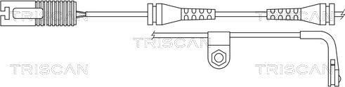 Triscan 8115 11022 - Contatto segnalazione, Usura past. freno / mat. d'attrito autozon.pro