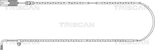 Triscan 8115 17010 - Contatto segnalazione, Usura past. freno / mat. d'attrito autozon.pro