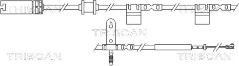 Triscan 8115 17018 - Contatto segnalazione, Usura past. freno / mat. d'attrito autozon.pro