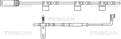 Triscan 8115 17013 - Contatto segnalazione, Usura past. freno / mat. d'attrito autozon.pro