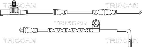 Triscan 8115 17017 - Contatto segnalazione, Usura past. freno / mat. d'attrito autozon.pro