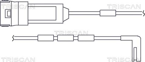 Triscan 8115 24006 - Contatto segnalazione, Usura past. freno / mat. d'attrito autozon.pro