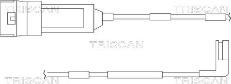 Triscan 8115 24002 - Contatto segnalazione, Usura past. freno / mat. d'attrito autozon.pro