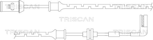 Triscan 8115 24015 - Contatto segnalazione, Usura past. freno / mat. d'attrito autozon.pro