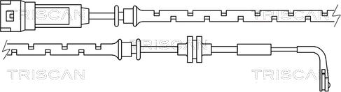 Triscan 8115 24018 - Contatto segnalazione, Usura past. freno / mat. d'attrito autozon.pro