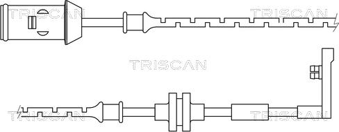 Triscan 8115 24013 - Contatto segnalazione, Usura past. freno / mat. d'attrito autozon.pro