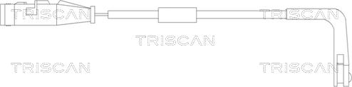 Triscan 8115 24020 - Contatto segnalazione, Usura past. freno / mat. d'attrito autozon.pro