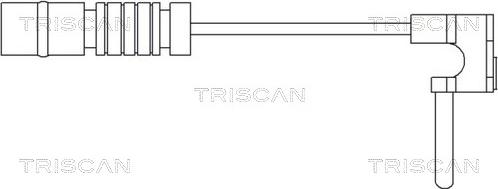 Triscan 8115 23002 - Contatto segnalazione, Usura past. freno / mat. d'attrito autozon.pro