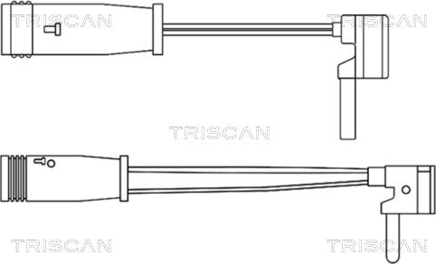 Triscan 8115 23017 - Contatto segnalazione, Usura past. freno / mat. d'attrito autozon.pro