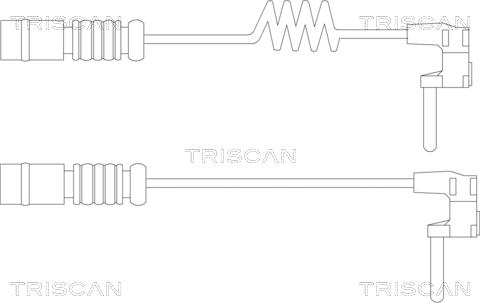 Triscan 8115 23020 - Contatto segnalazione, Usura past. freno / mat. d'attrito autozon.pro