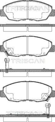 BOSCH 986461124 - Kit pastiglie freno, Freno a disco autozon.pro