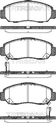 Triscan 8110 40057 - Kit pastiglie freno, Freno a disco autozon.pro