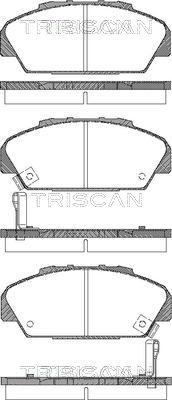 Triscan 8110 40001 - Kit pastiglie freno, Freno a disco autozon.pro