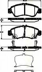 Triscan 8110 40011 - Kit pastiglie freno, Freno a disco autozon.pro