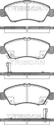 Triscan 8110 40169 - Kit pastiglie freno, Freno a disco autozon.pro