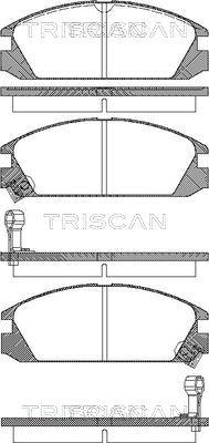 Triscan 8110 40853 - Kit pastiglie freno, Freno a disco autozon.pro